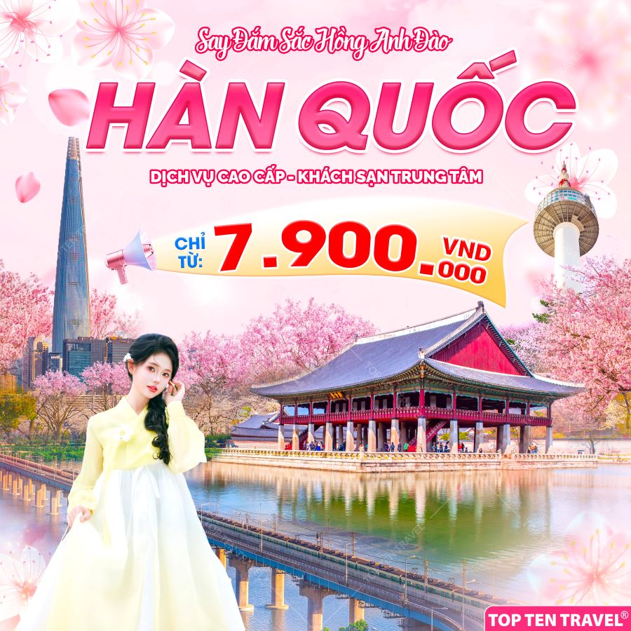 Tour Hàn Quốc Giá Tốt 2025: Seoul - Nami - Everland 